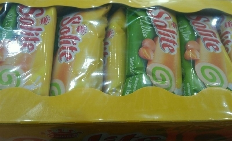 BÁNH KINH ĐÔ BÔNG LAN CUỘN SOLITE VỊ LÁ DỨA 360G