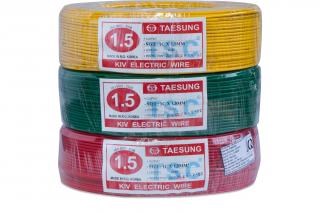 Dây điện KIV 1mm Xanh