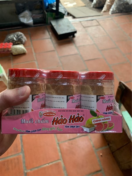 MUỐI CHẤM HẢO HẢO TÔM CHUA CAY (HŨ 120GR)