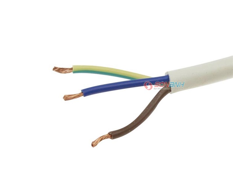 Dây tròn PVC 3 lõi đồng nhiều sợi 300/500V - Cadivi