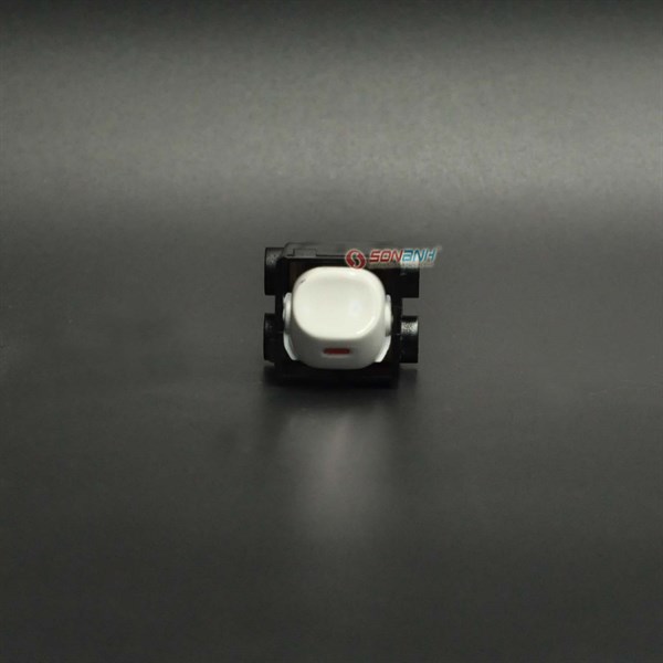 Module công tắc 2 cực viền trắng S18 - Sino/Vanlock