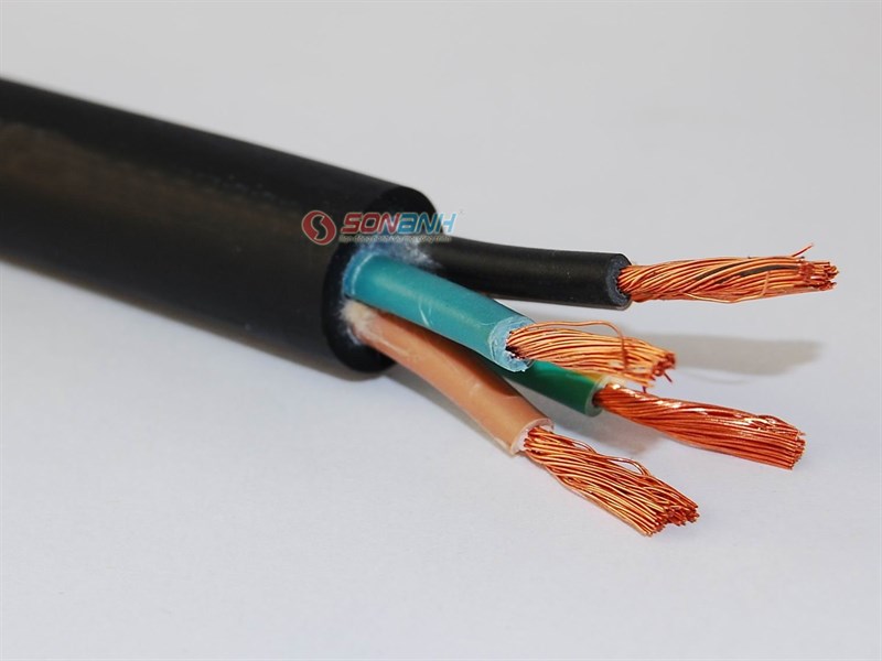 Cáp cao su CNR 3+1 lõi đồng - Goldcup