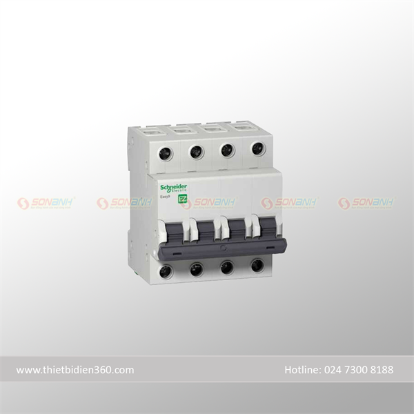MCB 4P 4.5kA Easy 9 - Schneider