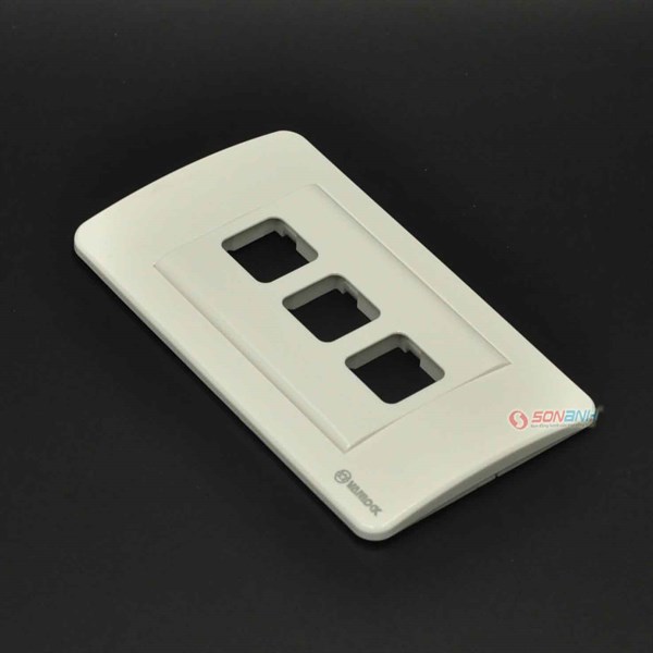 Mặt nhựa CN âm trắng S18A - Sino/Vanlock