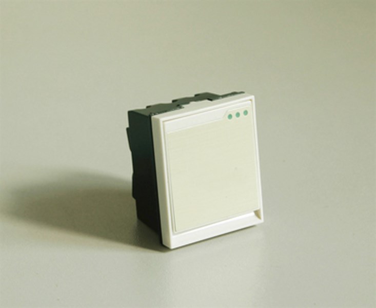 Module công tắc 2 cực viền vàng A60 - Dobo