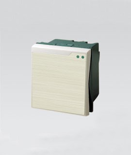 Module công tắc 16A viền vàng A60 - Dobo