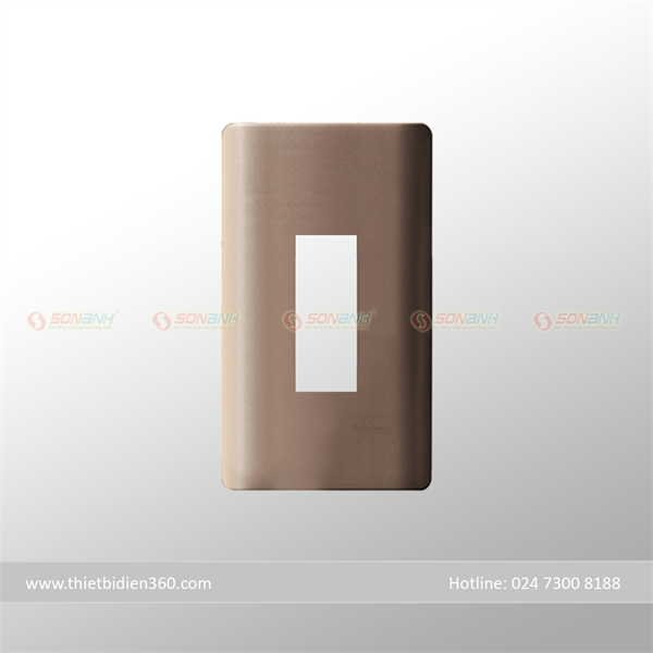 Mặt nhựa CN nâu đồng Zencelo A - Schneider