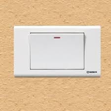 Công tắc liền mặt CN màu trắng Mega Sino/Vanlock