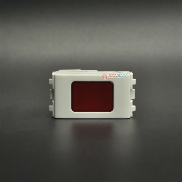 Module đèn báo viền trắng Concept - Schneider