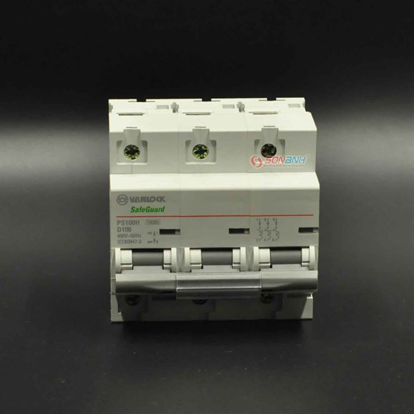 MCB 3P 10kA PS100H - Sino/Vanlock