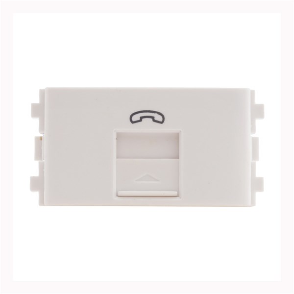 Module Ổ điện thoại viền trắng Concept - Schneider