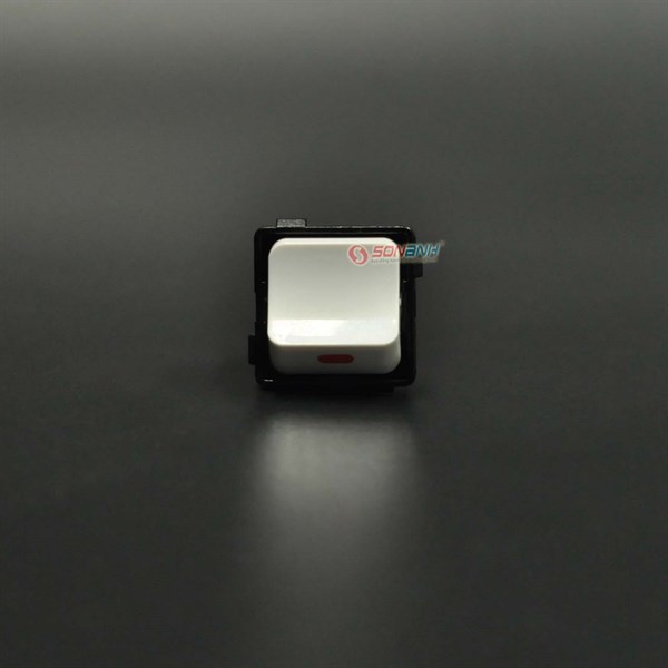 Module Công tắc 10A viền trắng S18A, S19 - Sino/Vanlock