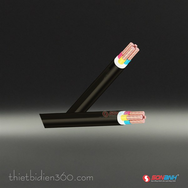 Cáp treo PVC 4 lõi đồng 0.6/1kV Sino