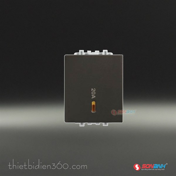 Module công tắc 2 cực viền nâu đồng Zencelo A - Schneider