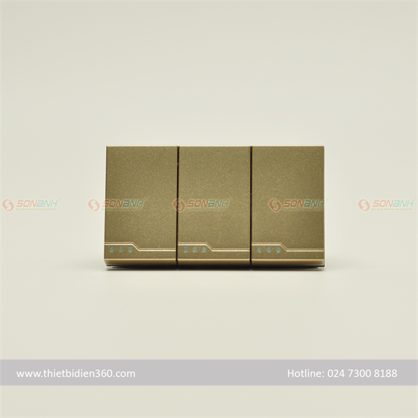 Module công tắc 16A viền vàng A70 - Dobo