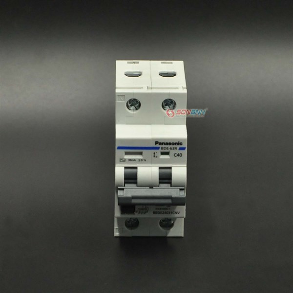 RCBO chống dò 2P 6kA 30mA - Panasonic