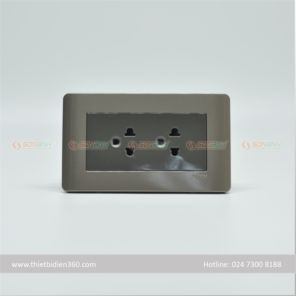 Module Ổ cắm 16A viền nâu đồng Zencelo A - Schneider