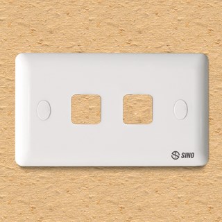 Mặt nhựa CN âm trắng S19 - Sino/Vanlock