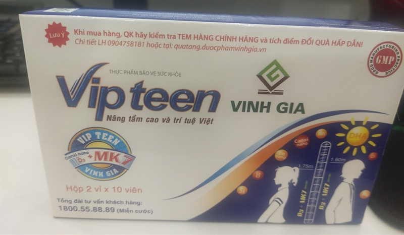Vip teen hộp 20 viên