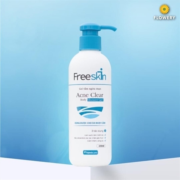 Gel tắm ngừa mụn lưng Freeskin