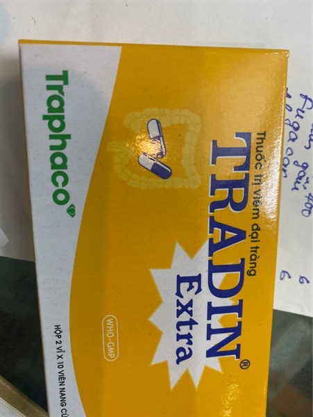Thuốc trị viêm đại tràng Tradin extra