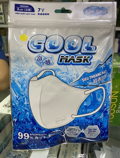 Khẩu trang cool Kim Sora người lớn
