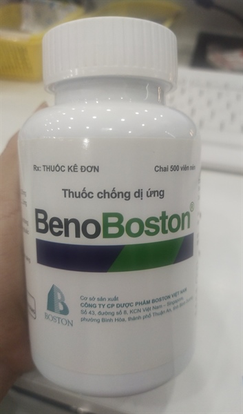 BenoBoston chai 500 viên
