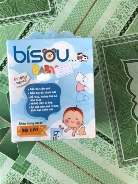 KHẨU TRANG BABY 3d BISOU