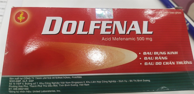Dolfenal hộp 25 vỉ×4 viên