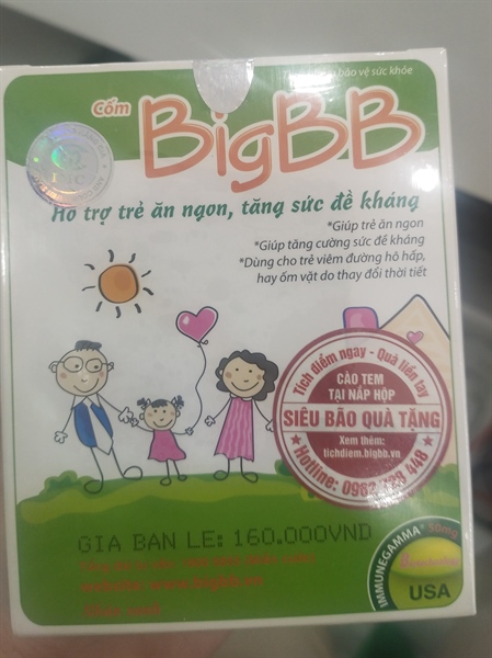 Cốm Big BB nhãn xanh