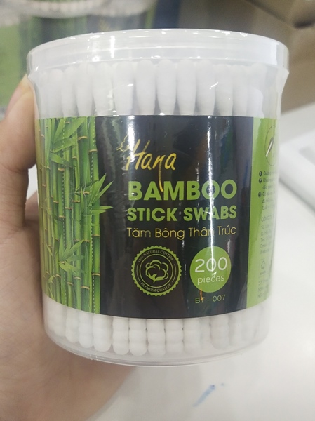 Tăm bông thân trúc Hana