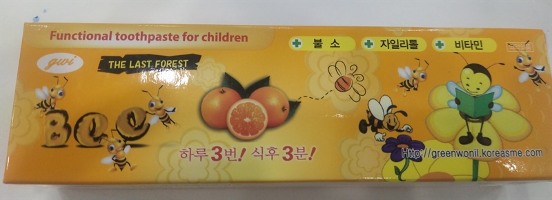 kem đánh răng Bee Hương Cam