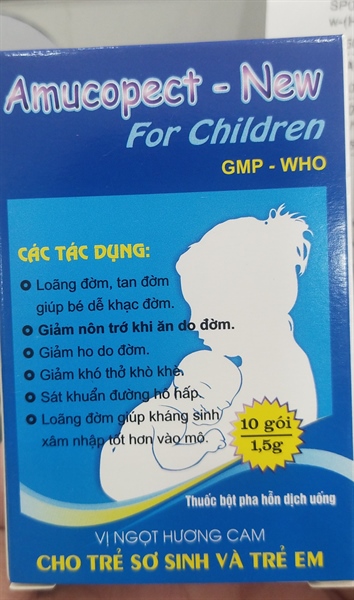 Amucopect -New For Children hộp 10 gói