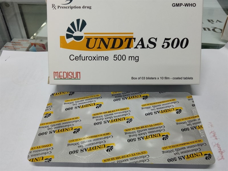 Undtas 500mg (Cefuroxime 500mg)