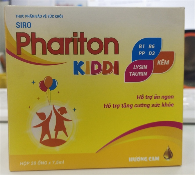 Siro phariton Kiddi 20 ống