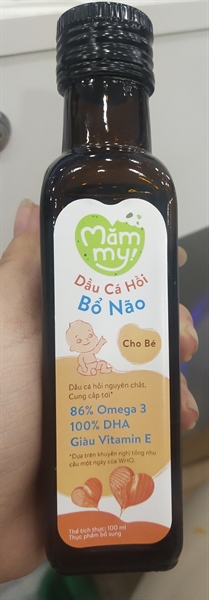 Dầu cá hồi bổ não cho bé