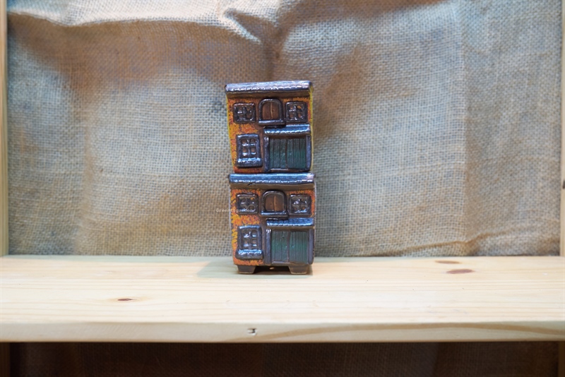 Chậu Gốm Ngôi Nhà Vuông