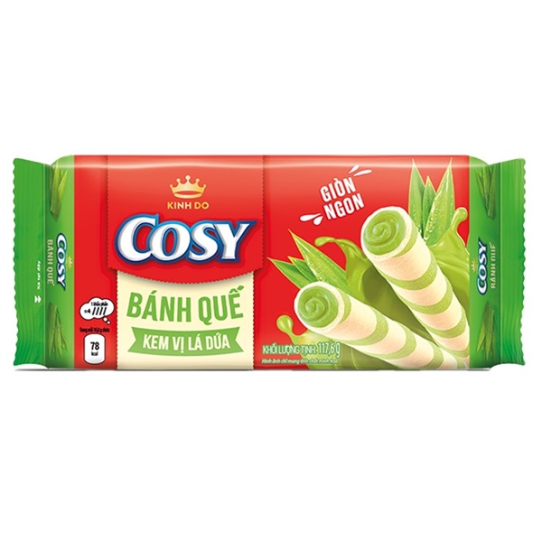 Bánh quế Cosy Dứa 117.6g