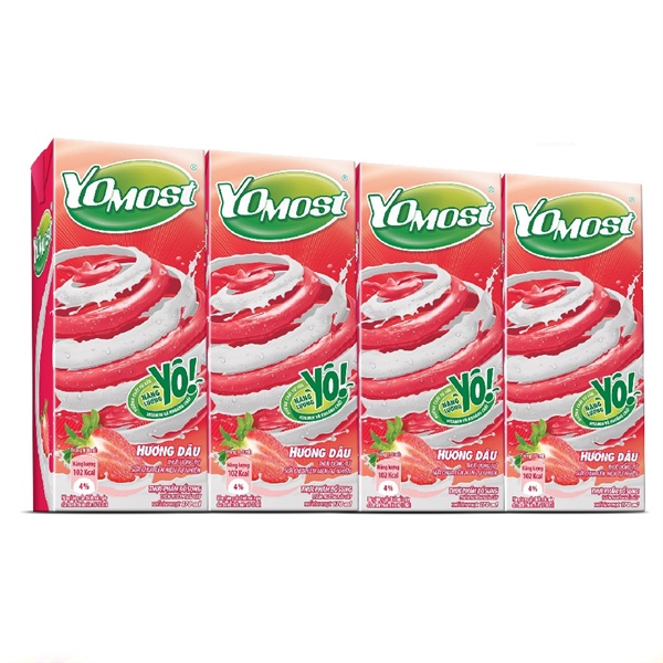 Sữa Chua Yomost Dâu 170ml