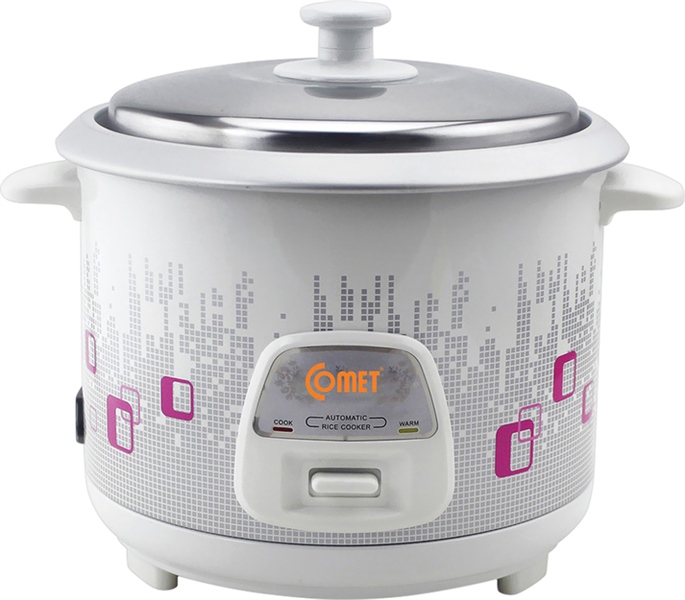 Nồi cơm điện nắp rời 1 lít 8 Comet 8019