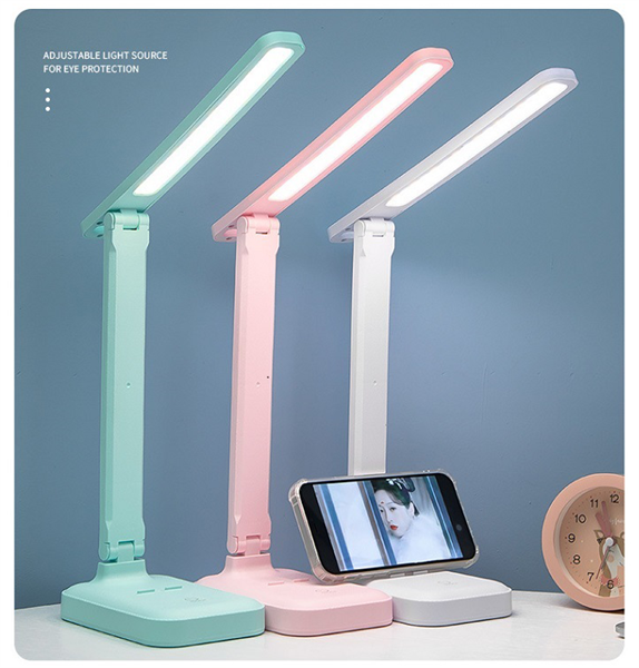 Đèn học để bàn 7032 mẫu gập siêu đẹp sáng vàng và sáng trắng