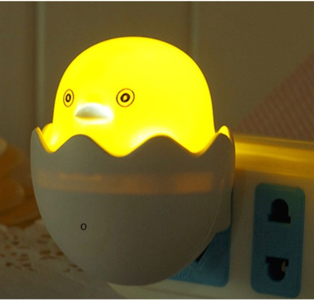 Đèn ngủ cảm biến hình quả trứng gà tự mở khi tối và tắt khi sáng