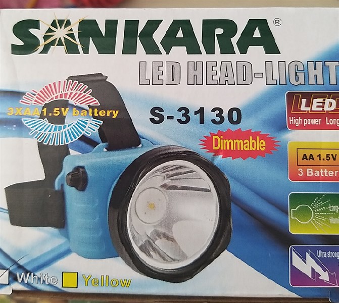 Đèn đeo đầu xài pin tiểu Sankara S3130
