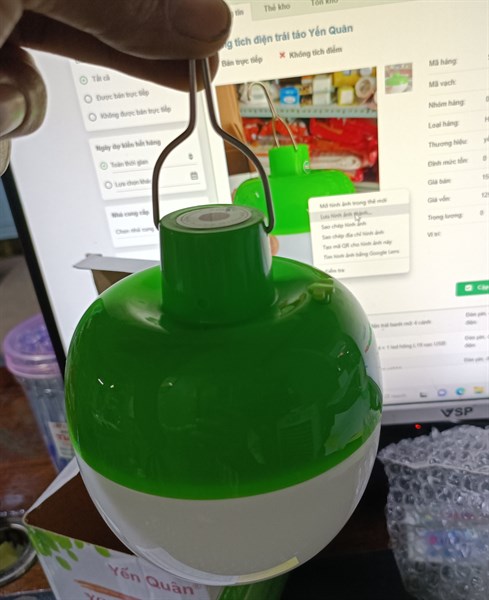 Bóng tích điện trái táo Yến Quân YQA9