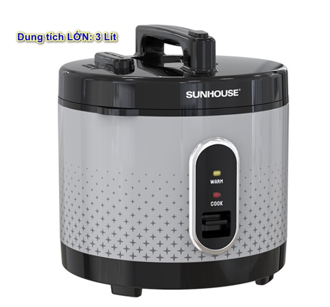 NỒI CƠM ĐIỆN 3L SUNHOUSE SHD8306/8308