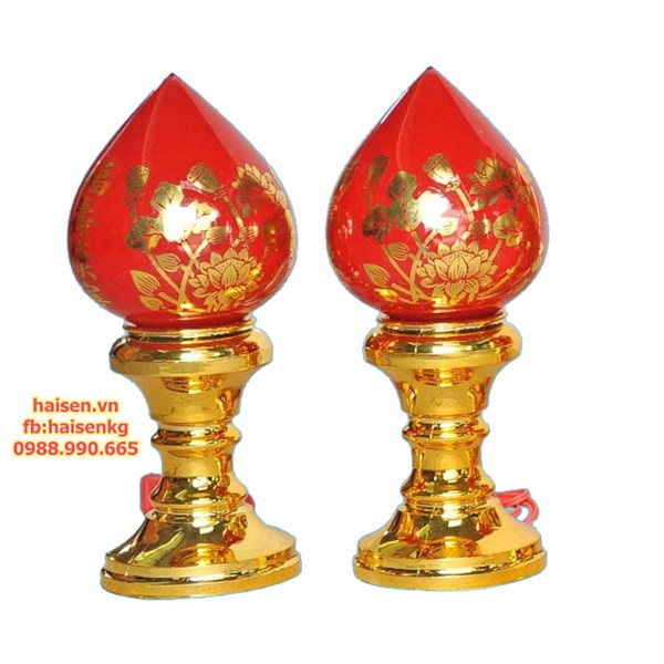 Cặp đèn thờ quả đào Phú Quý số 1/2/3