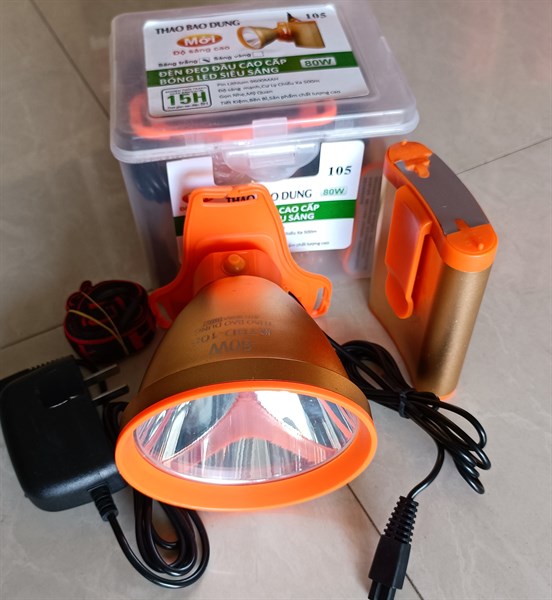 Đèn đội đầu pin rời TBD105 sáng trắng