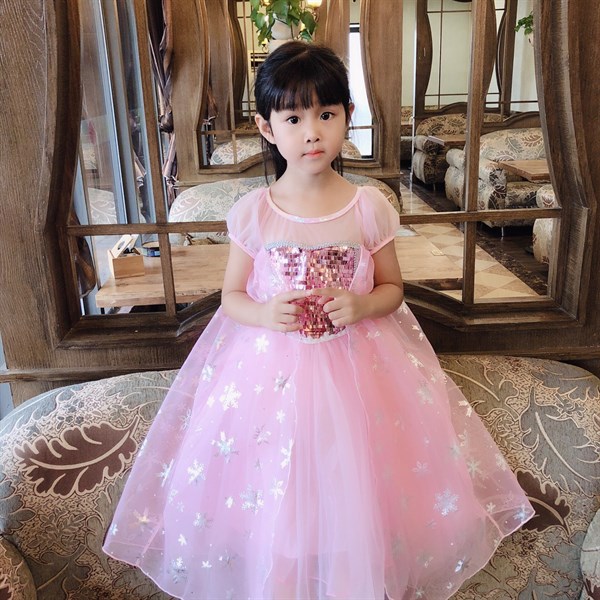 ELSA TAY NGẮN - HỒNG