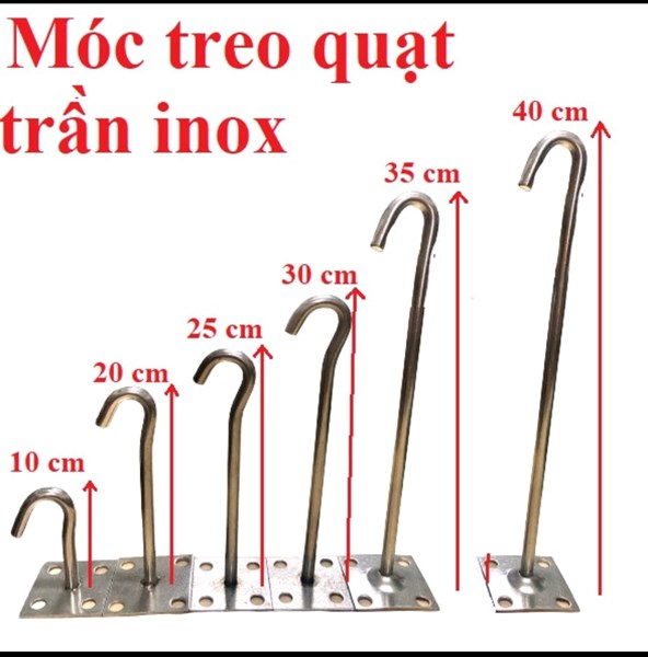 Móc quạt trần có đế 30F