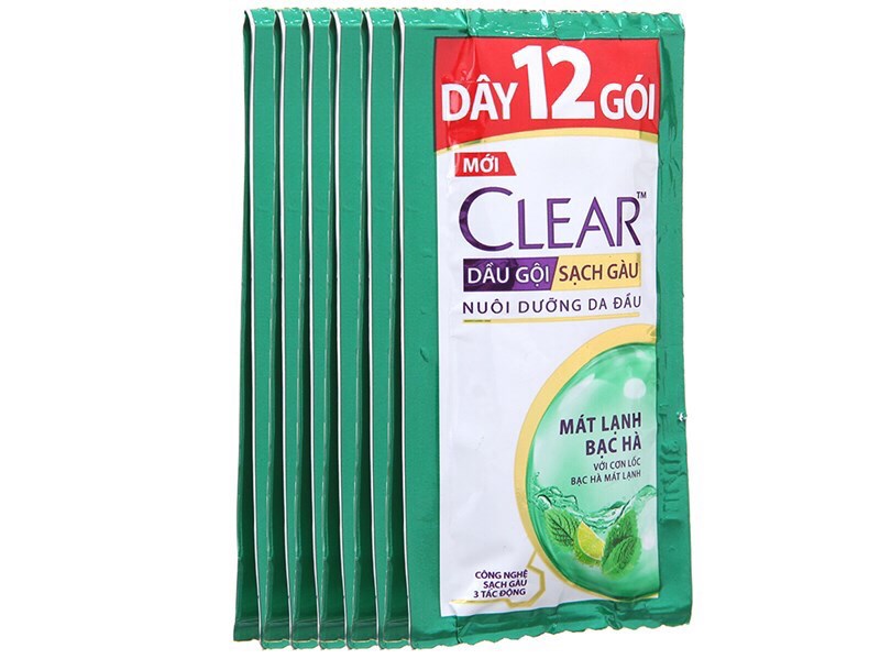 Clear dầu gội bạc hà 6g-duoc-ban-tai-Tạp Hoá Thái Lan